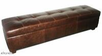 Leather Storage Bench
