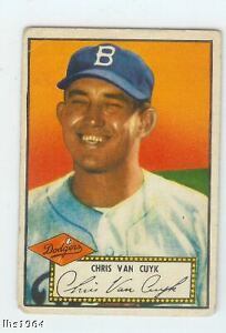 Image is loading 1952-Topps-53-<b>Chris-Van-Cuyk</b>-Red-Back- - f8_35