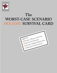 Worst-Case Scenario Holiday Survival Card by David Borgenicht, Joshua Piven (2002, Hardcover)