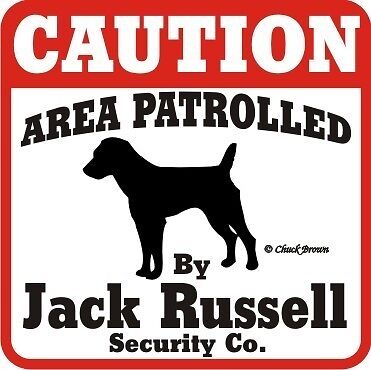 Jack Russell Caution Dog Sign - Many ...