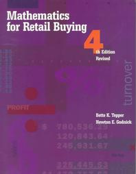 Mathematics for Retail Buying by Bette K. Tepper, Newton E. Godnick (1996, Paperback, Revised)