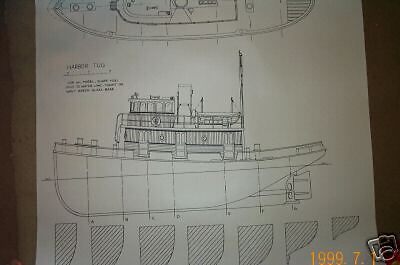 Model on Harbor Tug Model Boat Plans Ship Plan