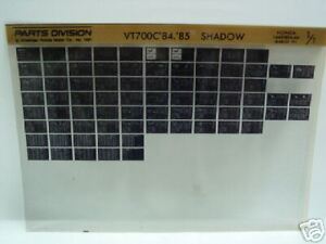 Microfiches moto honda #1