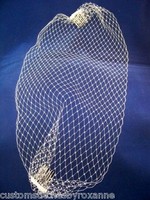 birdcage veil visor viel style