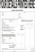 used car invoice