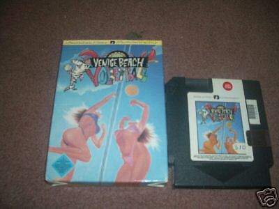 Nes Nintendo games VENICE BEACH VOLLEYBALL + BOX   RARE 21619110126 