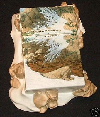 Bev Doolittle Season of Eagle Remarqued Porcelain Box  