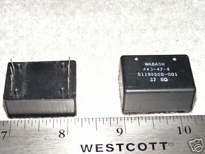 LOT OF WABASH LATCHING 2 POLE REED RELAYS LOOK  