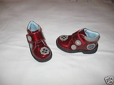 NWOB umi CANDY APPLE RED Ankle Boots Size 5 & 5 1/2  