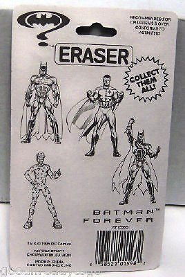 BATMAN FOREVER 1995 DC COMICS RIDDLER ERASER NEW  