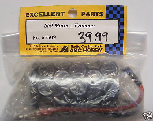 ABC Hobby # 55509 550 Motor fits TYPHOON BOAT  