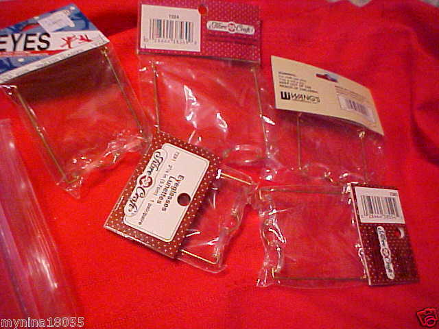 NIP Lot of 5 Rimless Doll Eyeglasses  