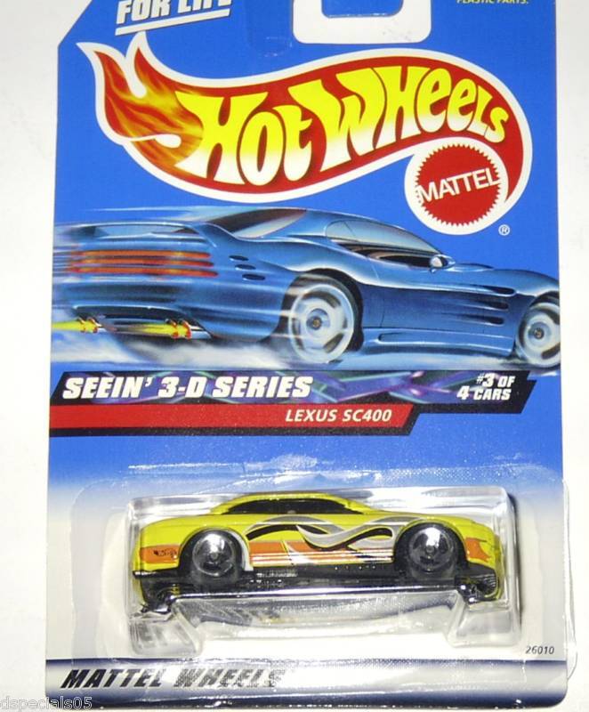 Hot Wheels Seein 3 D Series Lexus Sc400