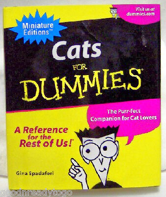 CATS FOR DUMMIES 2002 EDITION MINI BOOK NEW 9780762413607  