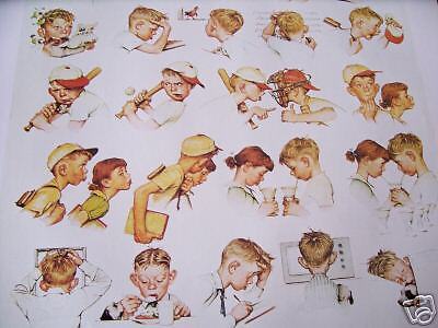 Norman Rockwell Print   Day In The Life Of A Boy  