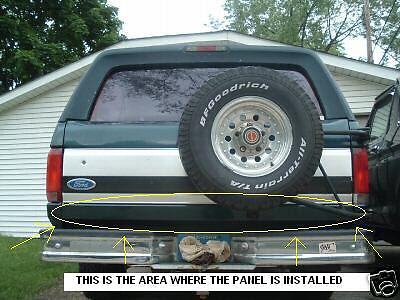 Ford bronco tailgate repair panel #3