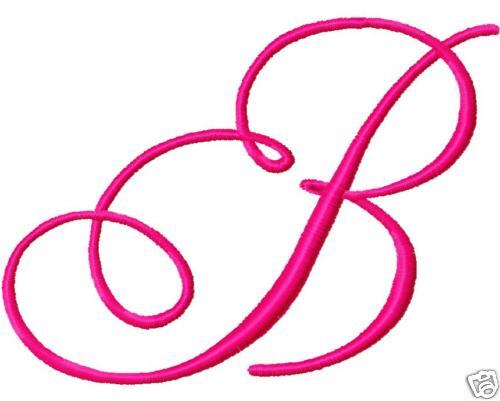 Machine Embroidery Designs Font Monogram #044 3 sizes  