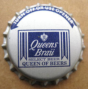 QUEENS BRAU BEER Crown, Bottle Cap Cumberland, MARYLAND  