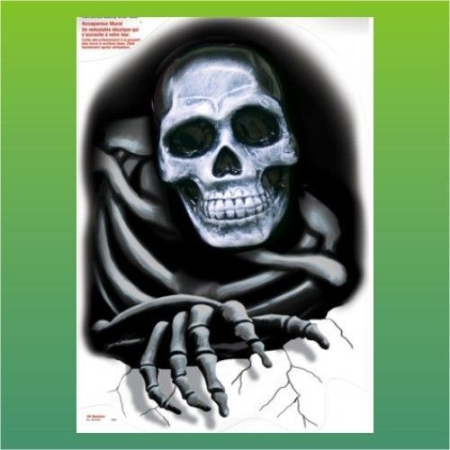 Haunted Halloween 3D Skeleton Wall Grabber Decoration  