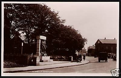 Llanelly near Burry Port & Swansea.The Cenotaph.