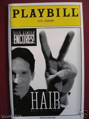   Playbill Hair Idina Menzel Kevin Cahoon Jesse Tyler Ferguson Encores