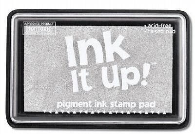 Ink It Up Pigment Based Stamp Ink Pad   Silver  