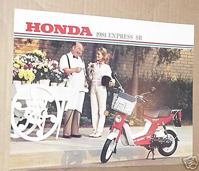 1981 Honda NX50 EXPRESS SR Motorcycle Sales Brochure - Literature
