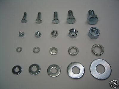 GRADE 5 BOLT NUT & WASHER ASSORTMENT 2992 + 40 HOLE BIN  