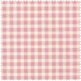 TEDDY BEAR cotton fabric PINK WHITE GINGHAM 4y 30 long  