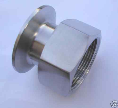 Tri Clamp X 1 Female NPT SS304 Adapter (22MP)  