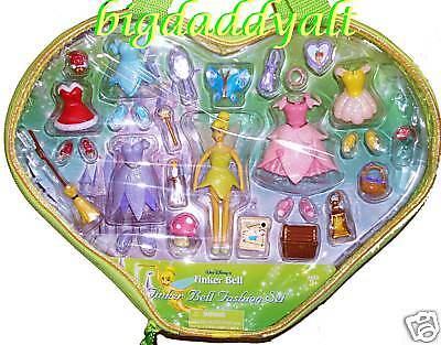 DISNEY EXCLUSIVE TINKERBELL POLLY POCKET FASHION SET  