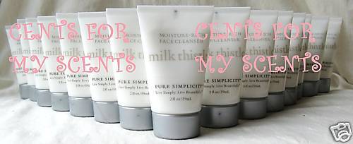 PURE SIMPLICITY MILK THISTLE MINI FACE CLEANSER LOT X10  