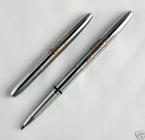 Fisher Space Pen #400 FSP Engraved Chrome Bullet Pen  