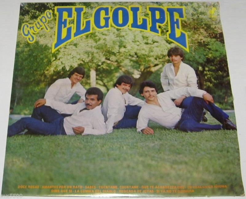 GRUPO EL GOLPE   DOCE ROSAS   LP cumbia tejano  