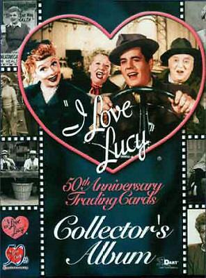 LOVE LUCY 50TH ANNIVERSARY 2001TRADING CARD BINDER  