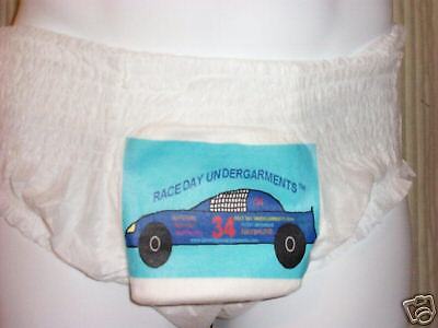 RACE DAY UNDERGARMENTS  GAG GIFT 4 RACING NASCAR FANS  