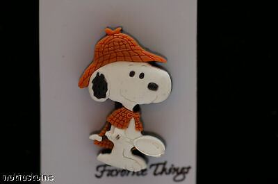 PEANUTS SNOOPY DETECTIVE SNOOPY PVC PIN UF050  