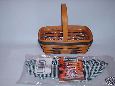 LONGABERGER 1997 SWEET TREATS BASKET GREEN COMP/L&P  