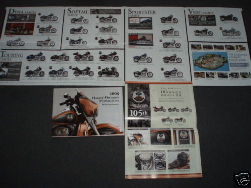 HARLEY DAVIDSON Japan flyer 105th SOFTAIL VRSC VINTAGE  