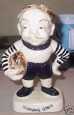 1950s Old Time Football Player Stanford Pottery Bank  