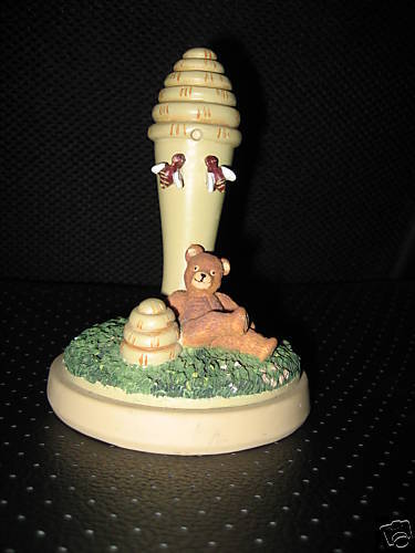 Brown Bag Cookie Press Stamp 1995 BEEHIVE BEAR #1 Honey  