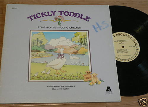 Tickly Toddle LP Record Hap Palmer 1981 Preschool Music  