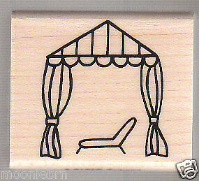 MUSE Artstamps AMUSE Rubber Stamps Cabana  