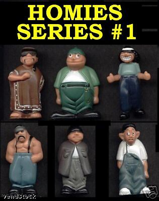 NEW HOMIES SERIES 1 COMPLETE SET 6 FIGURES RETIRED  