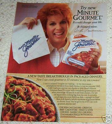 1989 Beatrice Hunts Minute Gourmet AD   VICKI LAWRENCE  