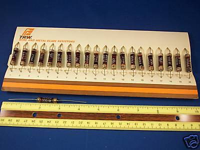 Resistor 500,000 ohms High Voltage TRW MVX 1 (20 pcs)  