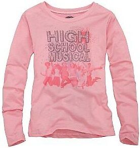 NEW ~ DISNEY HIGH SCHOOL MUSICAL CAST Long Sleeve T SHIRT ~ Girls 