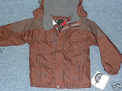   E408 ski snowboard waterproof insulated jacket boys S M $130  