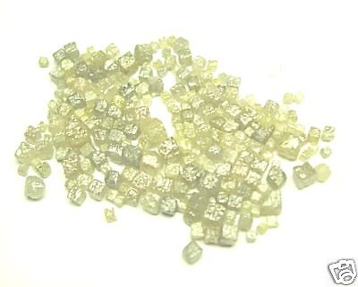 как выглядит 10 Carats Raw Natural Uncut ROUGH DIAMONDS Cubes Gems фото