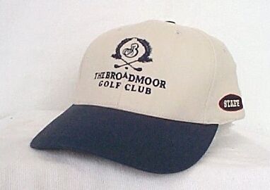 THE BROADMOOR GOLF CLUB* STAFF HAT CAP *IMPERIAL*  